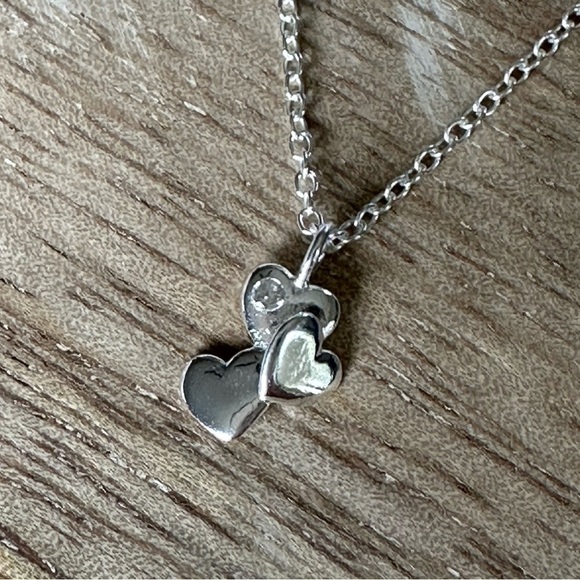Sterling Silver Heart Necklace - Picture 8 of 10